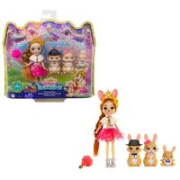 MATTEL GYJ08 Enchantimals Royals Brystal Bunny Familie von Mattel