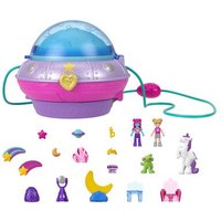 MATTEL HCG25 Polly Pocket Doppelspaß Prinzessinnen-Ufo Schatulle von Mattel