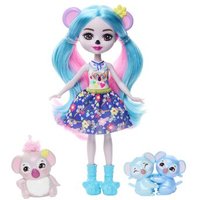 MATTEL HNT61 Enchantimals Karalee Koala Familie von Mattel