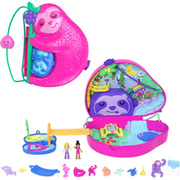 MATTEL HRD40 Polly Pocket Sloth Family 2-in-1-Kompaktspielset von Mattel