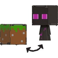 MATTEL HTL53 Minecraft Flippin' Figure Enderman + Grass von Mattel