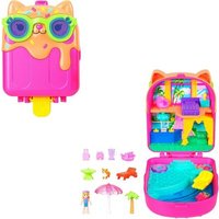 MATTEL JCB17 Polly Pocket Eis am Stiel Kätzchen Schatulle von Mattel