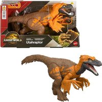 MATTEL JGC80 Jurassic World Wild Roar Utahraptor von Mattel