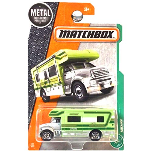 Matchbox 2017 MBX Explorers MBX-RV 82/125, Silber und Hellgrün von Mattel