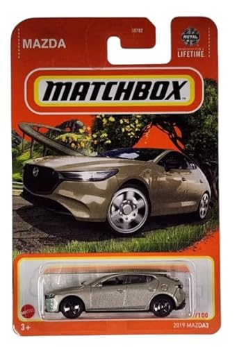 Matchbox 2019 Mazda3, Weißgold, 77/100, Maßstab 1:64, Druckguss Matchbox 2019 Mazda3, Weißgold, 77/100, Maßstab 1:64, Druckguss von Mattel