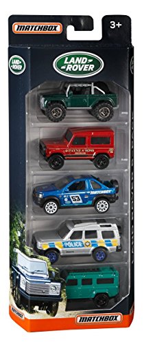 Matchbox – Land Rover Diecast-Set – 5 legendäre Land Rover Fahrzeuge von Mattel