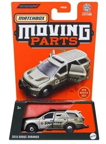 Matchbox Moving Parts 2018 Dodge Durango, Druckguss, Maßstab 1:64, Hellbraun Matchbox Moving Parts 2018 Dodge Durango, Druckguss, Maßstab 1:64, Hellbraun von Mattel