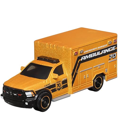 Mattel Matchbox Moving Parts 70 Years Special Edition Die-Cast Vehicle - HMV12 ~ Inspired by 2019 Ram Ambulance ~ 5/5 Orange and Black Mattel Matchbox Moving Parts 70 Years Special Edition Die-Cast Vehicle - HMV12 ~ Inspired by 2019 Ram Ambulance ~ 5/5 Orange and Black von Mattel