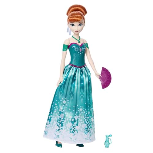 Mattel Disney Die Eiskönigin Anna Modepuppen-Set, Spin & Reveal mit 11 Überraschungen, darunter 5 Accessoires, 5 Aufkleber und eine Szene zum Spielen, vom Disney-Film inspiriert, JBG60 Mattel Disney Die Eiskönigin Anna Modepuppen-Set, Spin & Reveal mit 11 Überraschungen, darunter 5 Accessoires, 5 Aufkleber und eine Szene zum Spielen, vom Disney-Film inspiriert, JBG60 von Disney Princess