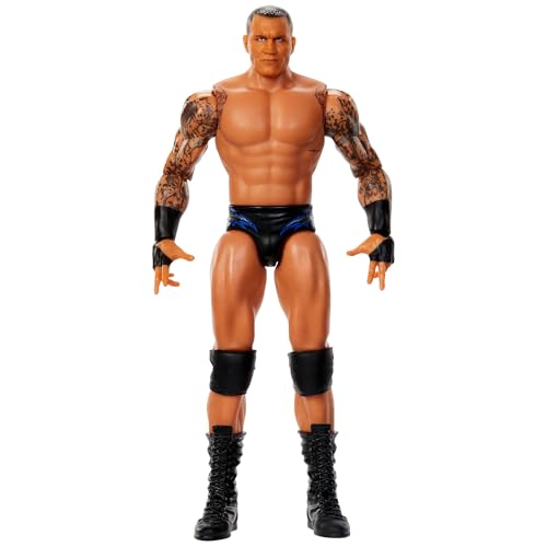 Mattel WWE Randy Orton Actionfigur, Hauptkampf-Serie #154, ca. 15 cm große Sammelfigur mit 10 Bewegungspunkten und lebensechtem Aussehen, JCV42, [Mehrfarbig] von WWE