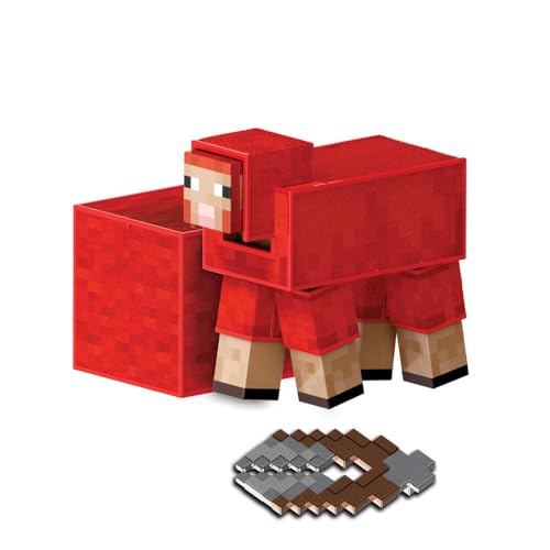 Mattel Minecraft Diamond Level Schaf-Actionfigur mit 3 Zubehörteilen, Sammelfigur, ca. 14 cm groß, pixeliges Design, JCV22 Mattel Minecraft Diamond Level Schaf-Actionfigur mit 3 Zubehörteilen, Sammelfigur, ca. 14 cm groß, pixeliges Design, JCV22 von Mattel