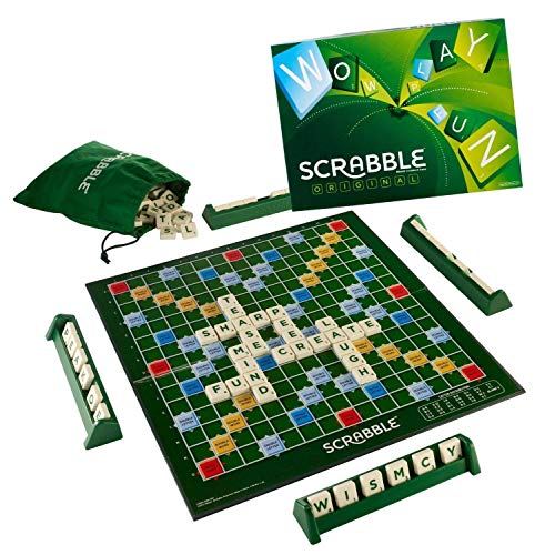 Mattel 51263 - Scrabble Original, Brettspiel, englische Version von Mattel Games