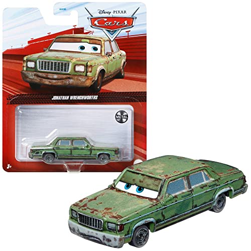 Mattel Auswahl Fahrzeuge Racing Style | Disney Cars | Die Cast 1:55 Auto, Typ:Jonathan Wrenchworths, (CDXV59) von Mattel