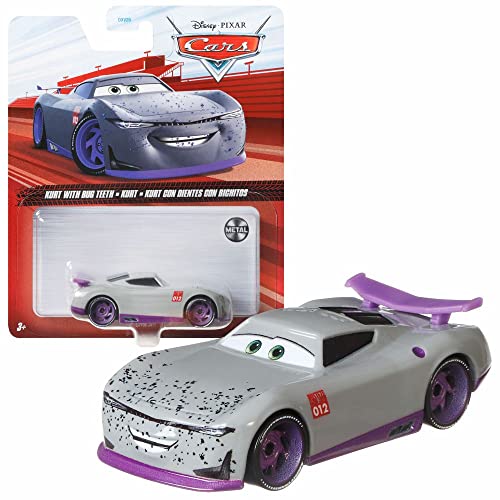 Mattel Fahrzeuge Racing Style | Disney Cars | Die Cast 1:55 Auto, Typ:Kurt Bug Teeth von Mattel