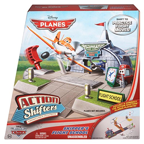 Mattel BFM39 - Disney Planes Spielset zum Verbinden Skippers Flugschule von Mattel