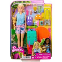 Barbie - Barbie It takes two Camping Set inkl. Malibu Puppe, Hund und Zubehör von Mattel