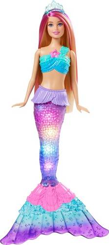 Mattel Barbie Malibu Zauberlicht Meerjungfrau Puppe HDJ36 von Mattel