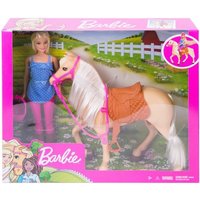 Barbie - Barbie Pferd mit Puppe von Mattel