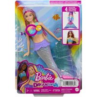 Barbie - Barbie Dreamtopia Zauberlicht Meerjungfrau Malibu Puppe von Mattel