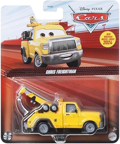 Mattel Cars 3 Chris Freightman Abschleppwagen, Maßstab 1:55, Gelb von Mattel
