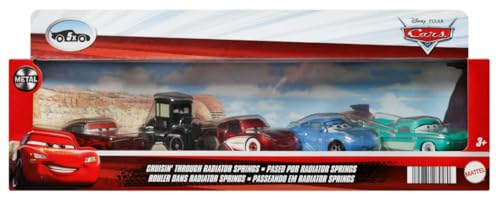 Mattel Cars 3 Cruisin' Through Kühlerfedern, 5 Stück, Ramone, Lizzie, Crusin Lightning McQueen, Sally, Flo Mattel Cars 3 Cruisin' Through Kühlerfedern, 5 Stück, Ramone, Lizzie, Crusin Lightning McQueen, Sally, Flo von Mattel