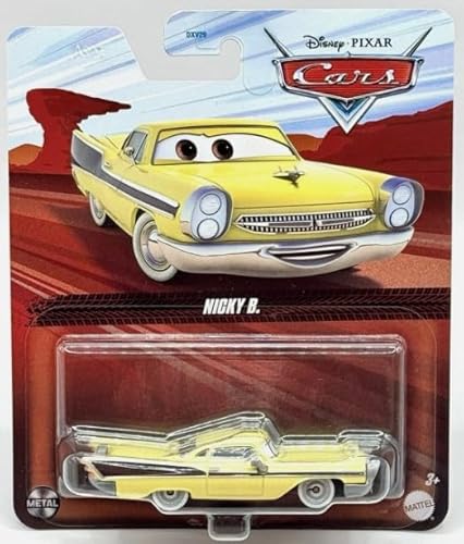 Mattel Cars 3 Diecast Vehicle, Nicky B, Maßstab 1:55 von Mattel