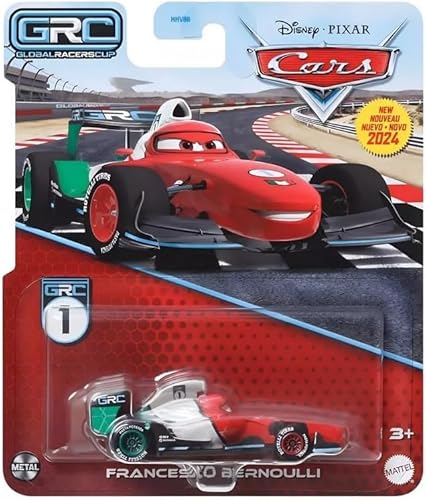 Mattel Cars 3 Druckguss, Maßstab 1:55, Francesco Bernoulli GRC Global Cup Racers #1 von Mattel
