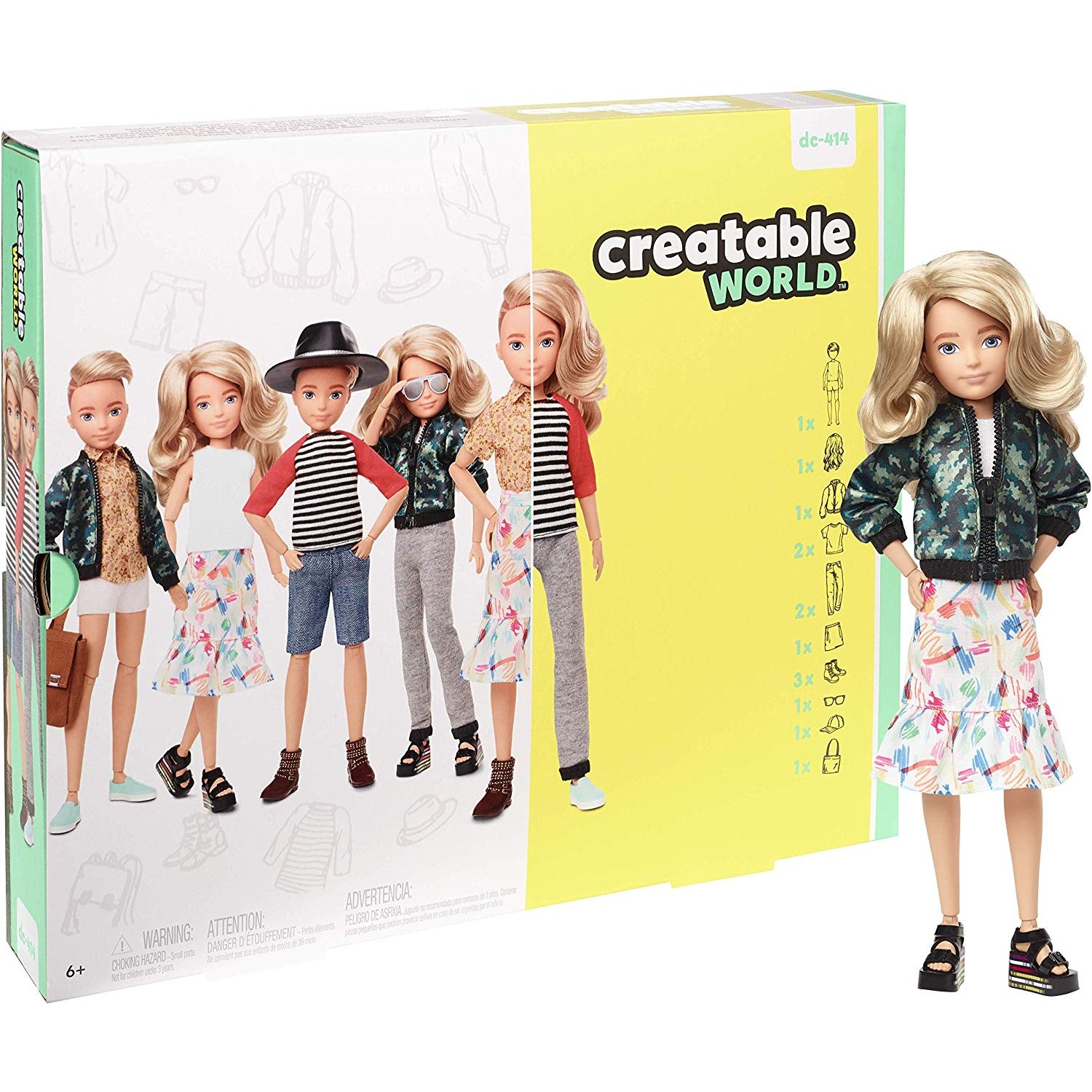 Mattel Creatable World DC-414 Puppe Mattel Creatable World DC-414 Puppe von Mattel