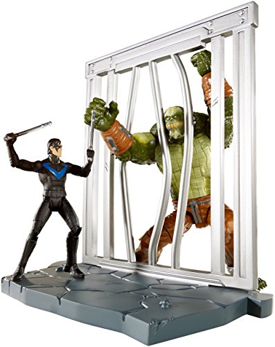 Mattel DC Comics Multiverse 4-Inch Arkham City Nightwing and Killer Croc Figure 2-Pack Mattel DC Comics Multiverse 4-Inch Arkham City Nightwing and Killer Croc Figure 2-Pack von Mattel