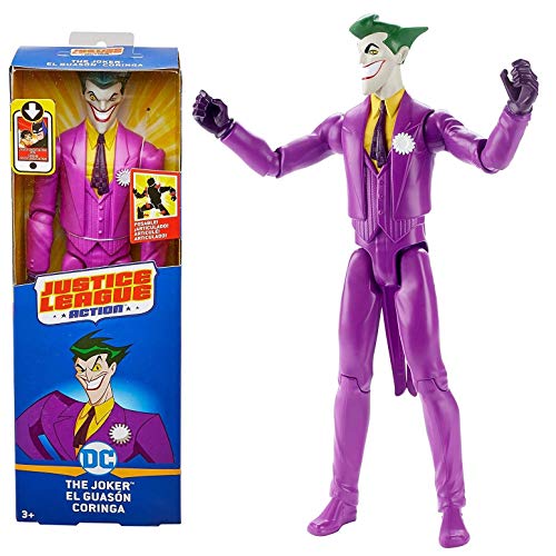 Mattel DWM52 - DC Justice League Basis-Figur The Joker, Aktionsspielzeug, 30 cm von Mattel