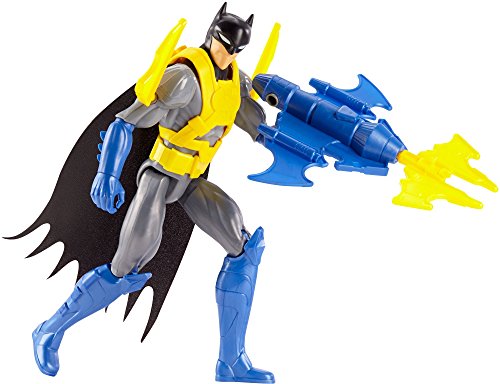 Mattel DWM65 - DC Justice League Deluxe Bat-Flügel Batman mit Zubehör, Aktionsspielzeug, 30 cm von Mattel