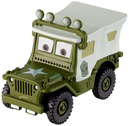 Mattel Disney Cars FBG31 - Disney Cars 3 Holiday Die-Cast Sarge mit Dachbeleuchtung von Disney Pixar Cars