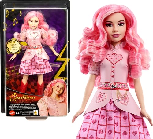 Mattel Disney Descendants The Rise of Red Singing Bridget, Young Queen of Hearts Doll in Movie-Inspired Clothes, Sings Shuffle of Love in English Mattel Disney Descendants The Rise of Red Singing Bridget, Young Queen of Hearts Doll in Movie-Inspired Clothes, Sings Shuffle of Love in English von Mattel