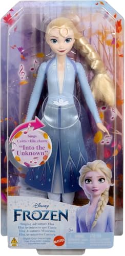 Mattel Disney Die Eiskönigin ELSA In Eine Andere Welt Singende Puppe mit ikonischem Outfit Trichter In Eine Andere Welt aus dem Disney Film Die Eiskönigin 2, HXD36 Mattel Disney Die Eiskönigin ELSA In Eine Andere Welt Singende Puppe mit ikonischem Outfit Trichter In Eine Andere Welt aus dem Disney Film Die Eiskönigin 2, HXD36 von Mattel