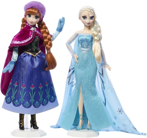 Mattel Die Eiskönigin Anna & Elsa Puppen-Set – 2 Disney-Prinzessinnen-Sammler-Modepuppen, die Disneys 100 Jahre des Wunders feiern, inspiriert vom Film Mattel Die Eiskönigin Anna & Elsa Puppen-Set – 2 Disney-Prinzessinnen-Sammler-Modepuppen, die Disneys 100 Jahre des Wunders feiern, inspiriert vom Film von Mattel
