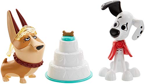 Mattel Disney GBM40 - Das Haus der 101 Dalmatiner, Figuren 2er-Pack Hochzeitsfeier, Mehrfarbig von Mattel