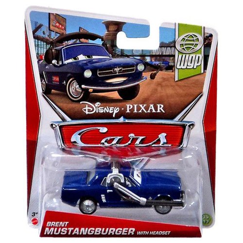 Mattel Disney Pixar Cars Brent MUSTANGBURGER with Headset - WGP Series Series #15/17-1:55 Scale by Mattel Disney Pixar Cars Brent MUSTANGBURGER with Headset - WGP Series Series #15/17-1:55 Scale by von Mattel