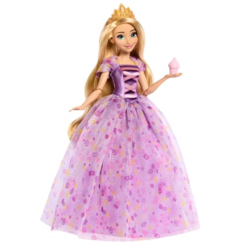 Mattel Disney Prinzessin Geburtstagsfeier Rapunzel Deluxe Modepuppe, inspiriert vom Disney-Film Rapunzel Neu verföhnt“, Geschenke für besondere Anlässe für Kinder und Sammler, HYC38 Mattel Disney Prinzessin Geburtstagsfeier Rapunzel Deluxe Modepuppe, inspiriert vom Disney-Film Rapunzel Neu verföhnt“, Geschenke für besondere Anlässe für Kinder und Sammler, HYC38 von Mattel