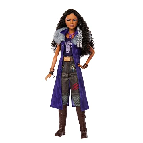 Mattel Disney Zombies 4: Dawn of The Vampires Willa Lykensen Modepuppe mit abnehmbarem Outfit und 7 Accessoires, inspiriert vom Film, JFG34 von Mattel