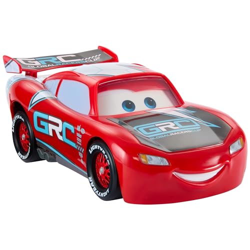Mattel Disney und Pixar Cars Lightning McQueen Spielzeugfahrzeug und Zubehör, Global Racers Cup Drift & Race Auto mit 4 Kegeln und 2 Spielmodi, HXJ34 Mattel Disney und Pixar Cars Lightning McQueen Spielzeugfahrzeug und Zubehör, Global Racers Cup Drift & Race Auto mit 4 Kegeln und 2 Spielmodi, HXJ34 von Disney Princess