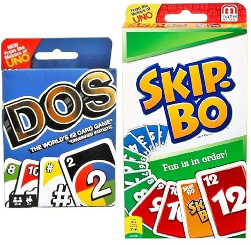 Mattel Dos and Skip-bo Kartenspiel Combo 2er Pack Mattel Dos and Skip-bo Kartenspiel Combo 2er Pack von Mattel