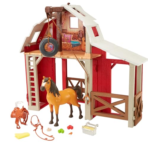 Mattel - Dreamworks Spirit Untamed Swing And Sadle Barn Mattel - Dreamworks Spirit Untamed Swing And Sadle Barn von Mattel