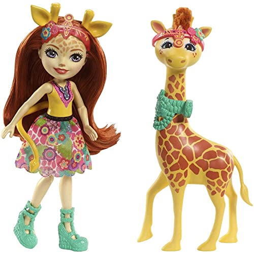 Mattel Enchantimals FKY74 Themenpack Gillian Giraffe, Spiel, Bunt, Única von Enchantimals