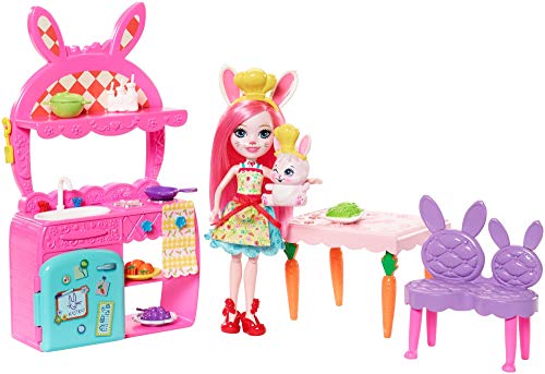 Mattel Enchantimals FRH47 Bree Bunny und Twist Küche von Enchantimals