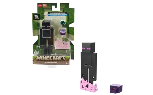 Mattel Enderman Portal HTN06 Minecraft Actionfigur zum 15. Jahrestag von Mattel