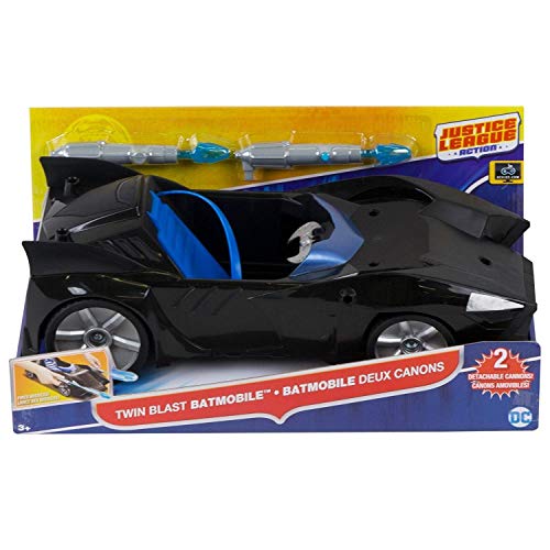 Mattel FDF02 - DC Justice League Doppelblaster-Batmobil, 30 cm Mattel FDF02 - DC Justice League Doppelblaster-Batmobil, 30 cm von Mattel