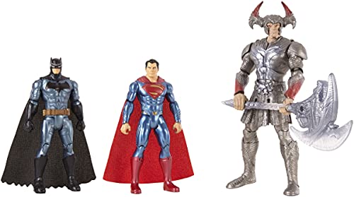 Mattel FGG57 - DC Justice League Movie Basis Figuren, 3er-Pack, 15 cm von Mattel