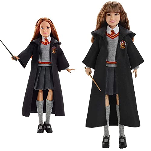 Mattel FYM51 - Harry Potter Hermine Granger Puppe & FYM53 - Ginny Weasley Puppe von Mattel