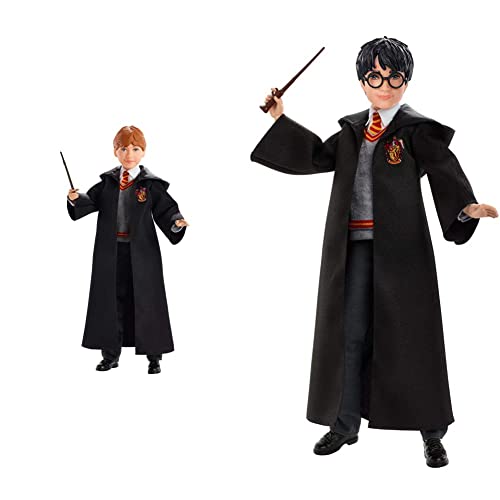 Mattel FYM52 - Harry Potter Ron Weasley Puppe & FYM50 - Harry Potter Puppe von Mattel