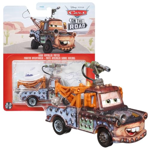 Mattel Fahrzeuge Racing Style | Disney Cars | Die Cast 1:55 Auto, Typ:Hook Road Rumbler von Mattel